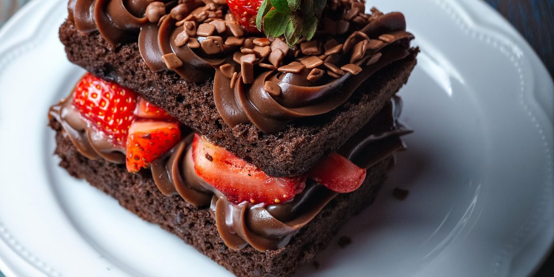 Sorprende a tu amorcito con estas fresas cubiertas de brownie