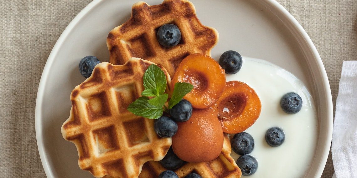 Antojos sin culpa con esta receta de mini waffles