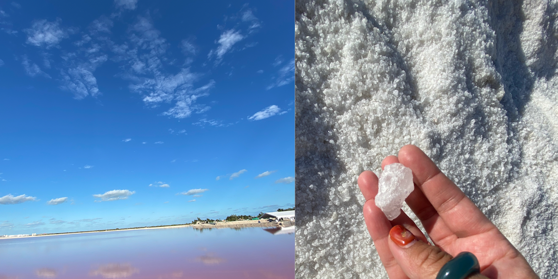 Flamingos, pero también sal:  Lo culinario de Las Coloradas