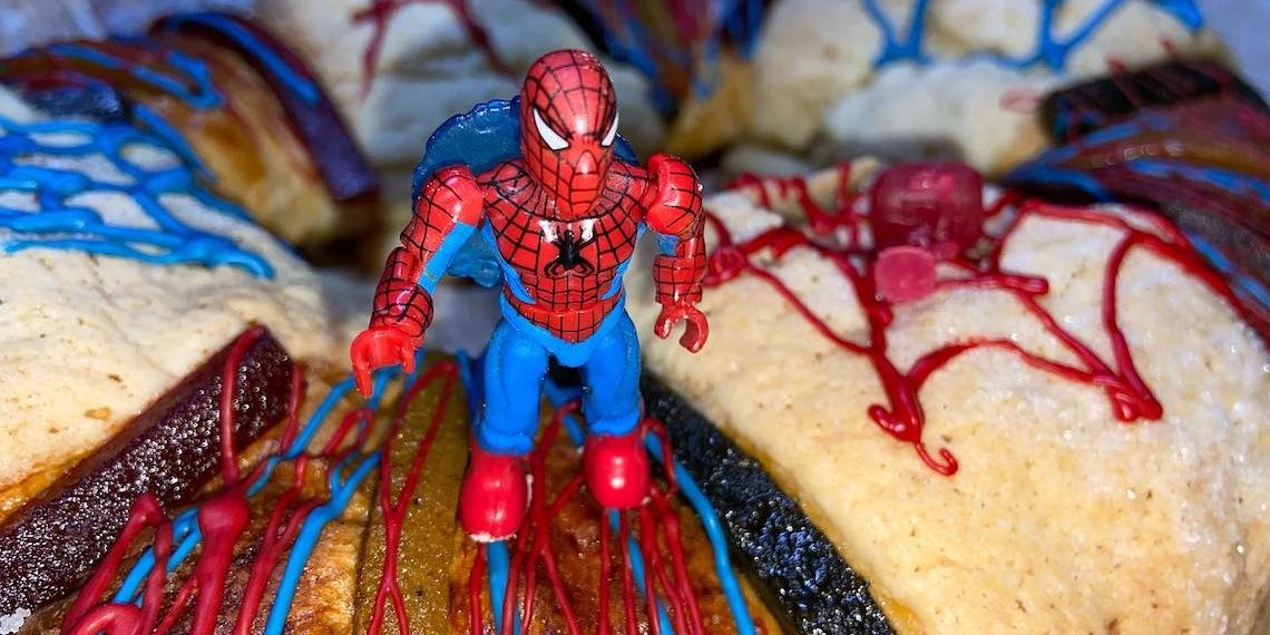 Spiderman también tiene rosca de Reyes; aquí puedes comprarla