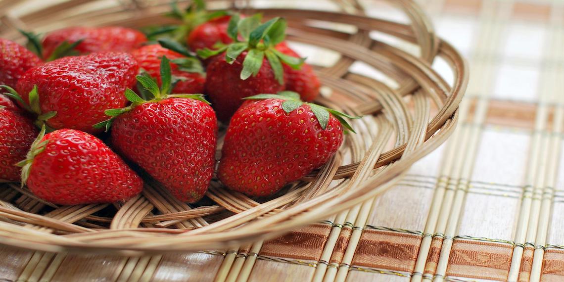 Cinco beneficios de comer fresas