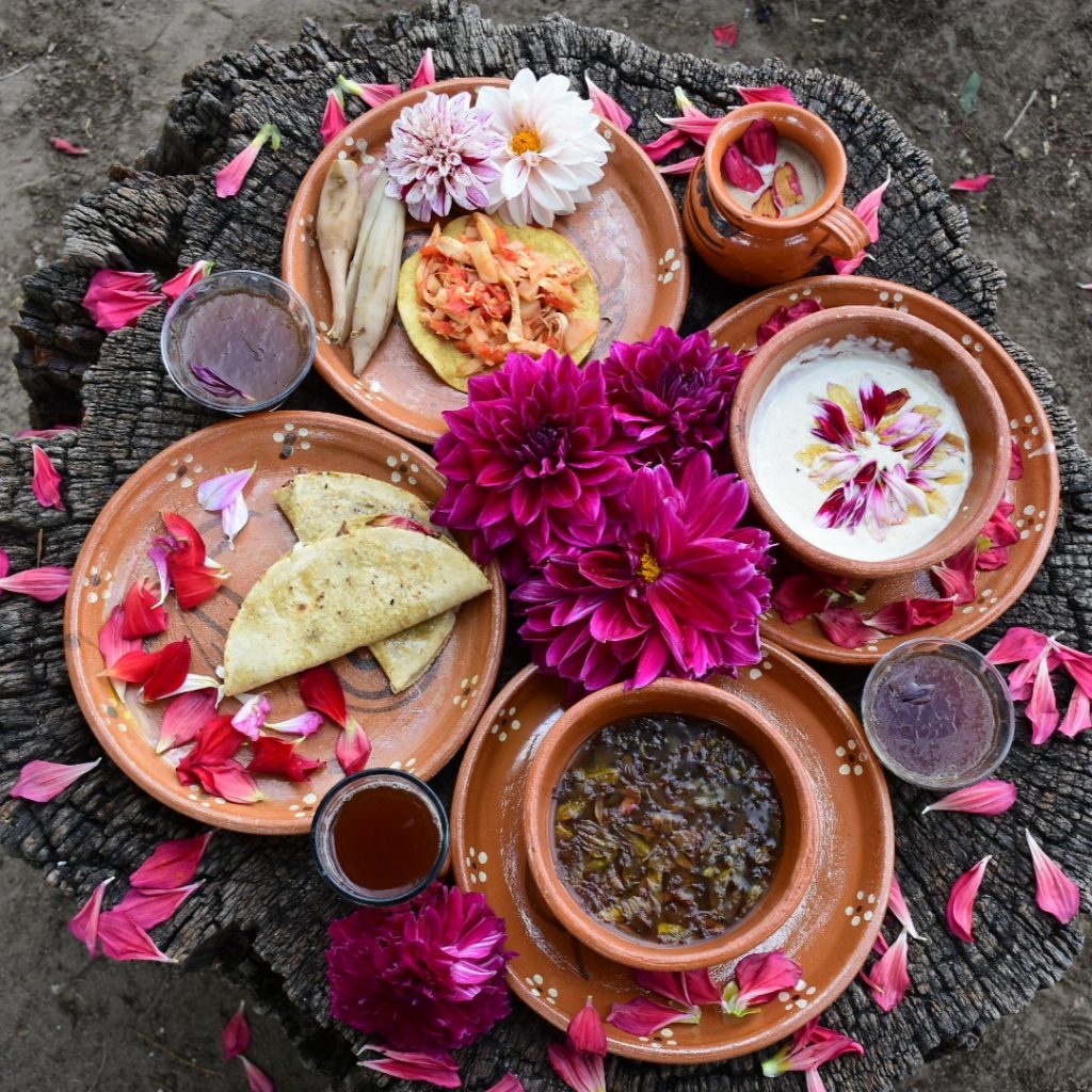 La flor comestible que también decora Huamantla