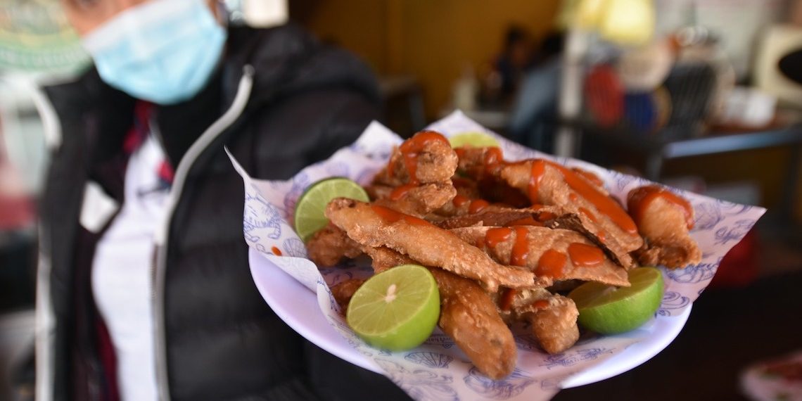 Para charales, los capeados de San Luis Mextepec