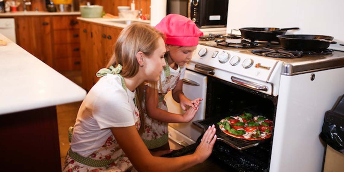 Pizzas y pasta, cocina para festejar a los reyes de la casa