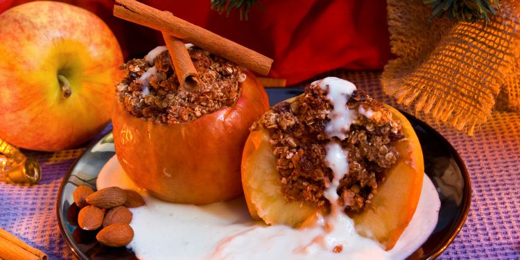 Manzanas rellenas… ¿por qué es uno de los mejores postres?