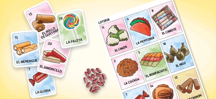 ¡Corre y se va comiendo…! Juega con esta lotería de dulces mexicanos