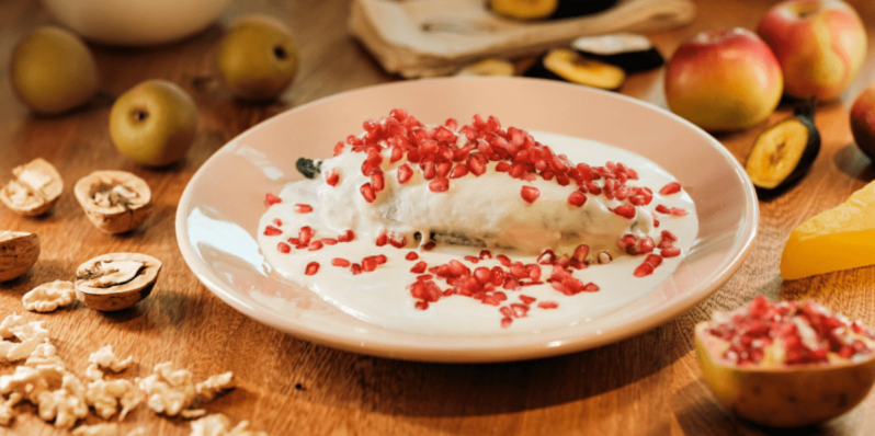 Chiles en nogada buenos, bonitos y baratos que puedes pedir a domicilio