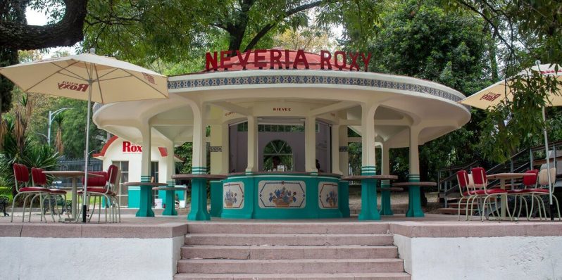 Remodelaron un kiosko en Chapultepec y ahora es la heladería más bonita