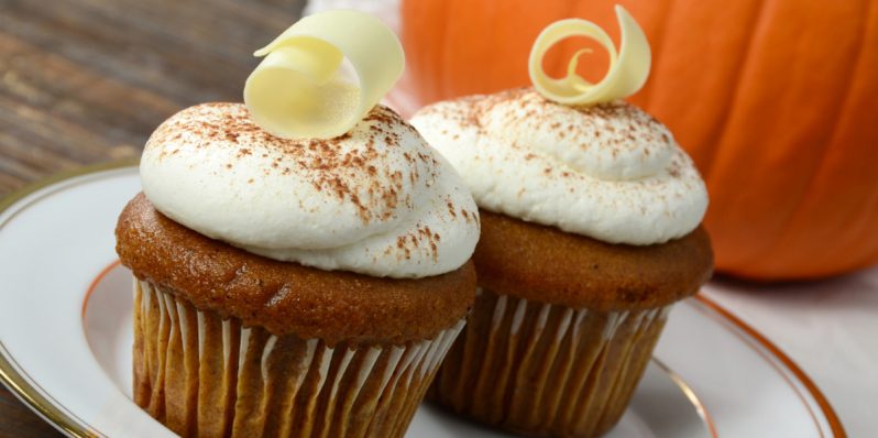 Sorprende con unos cupcakes de calabaza  para tu Halloween