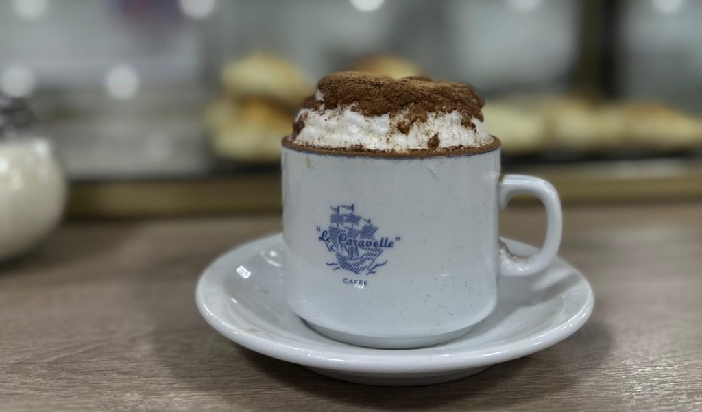 Capuchino de Le Caravelle en Argentina