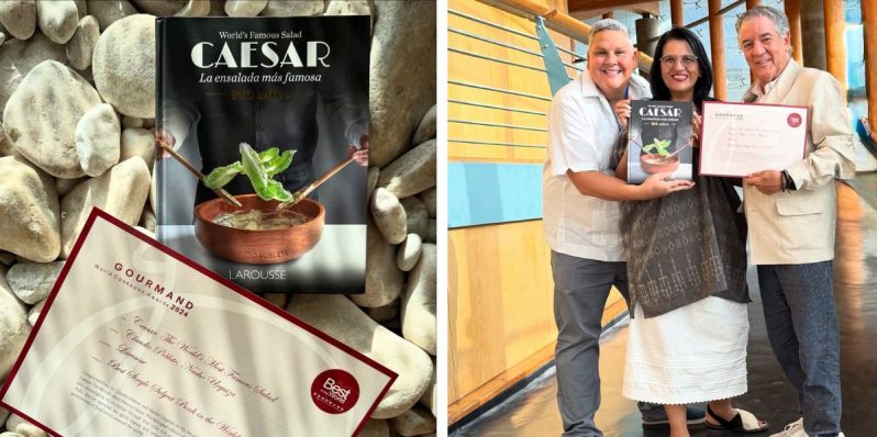 Letras que saben: El libro mexicano sobre la ensalada Caesar gana premio editorial mundial