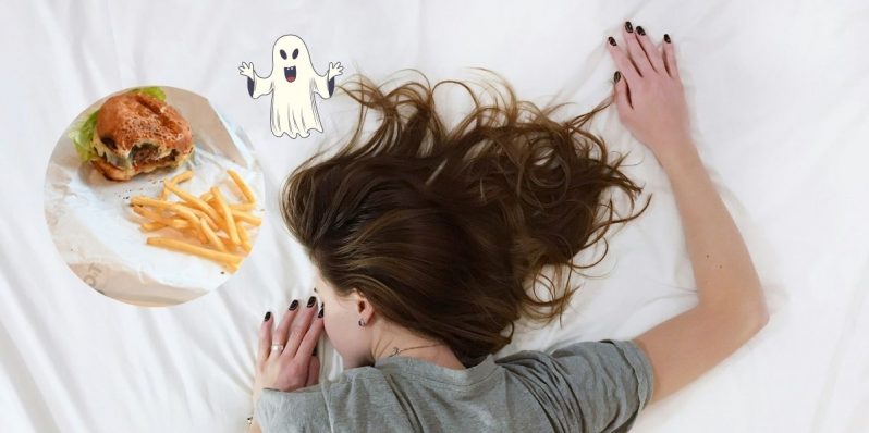 La verdadera razón por la que cenar “pesado”  y mucho te provoca pesadillas