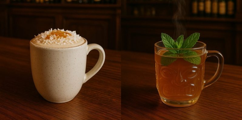 Bebidas calientes con piquete para disfrutar en días lluviosos