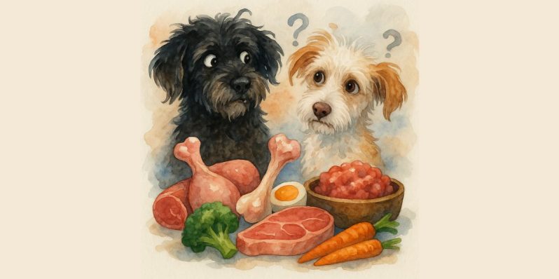 Crudo vs cocido: ¿de verdad quieres que tu perro coma como lobo?