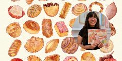 Vanila Ryder y sus ilustraciones inspiradas en panes mexicanos; apapachos de acuarela