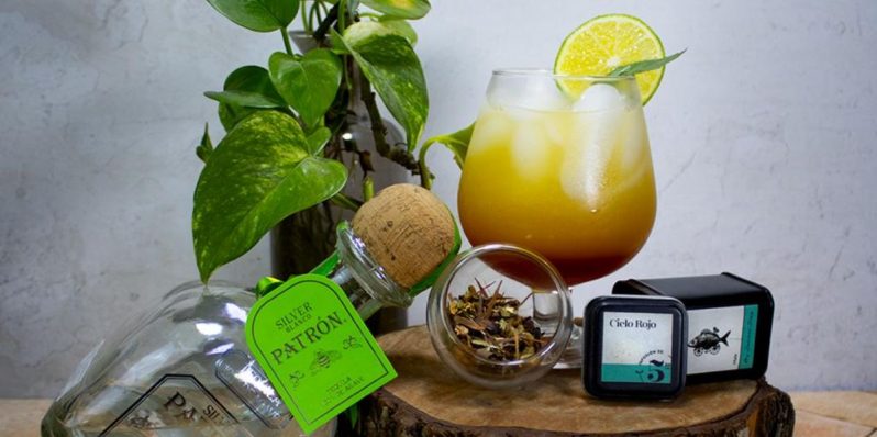 Tequila sunrise con mate, reinventado lo tradicional